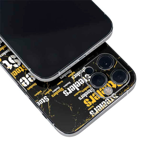 NFL Pittsburgh Steelers Black Blast iPhone 12 Pro Max Skin
